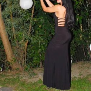 Black fashion dress